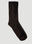 Roa Intarsia Logo Socks Black roa0152009