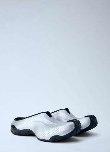 Balenciaga 농구 뮬 스니커즈 은색 bal0163012