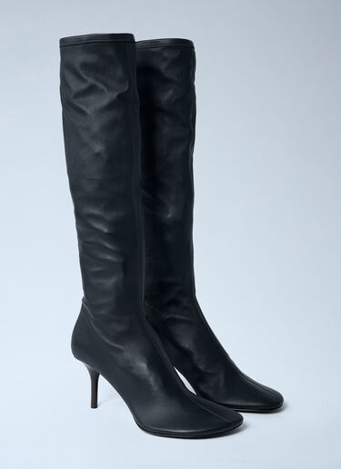Knee-High Leather Boots Acne Studios Knee-High Leather Boots Black acn0262026