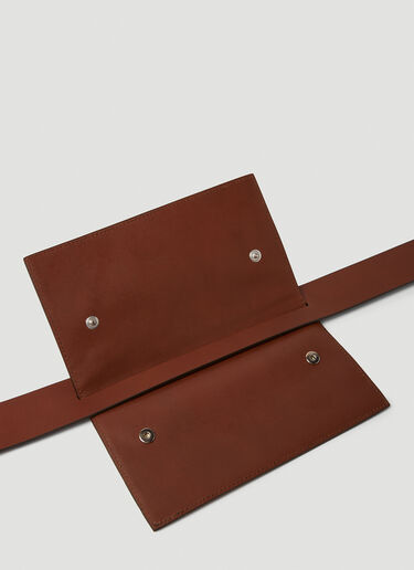 Jacquemus La Ceinture Cuscinu Cardholer Belt Brown jac0150040