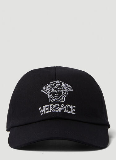 Versace Medusa 徽标棒球帽 黑 vrs0349001