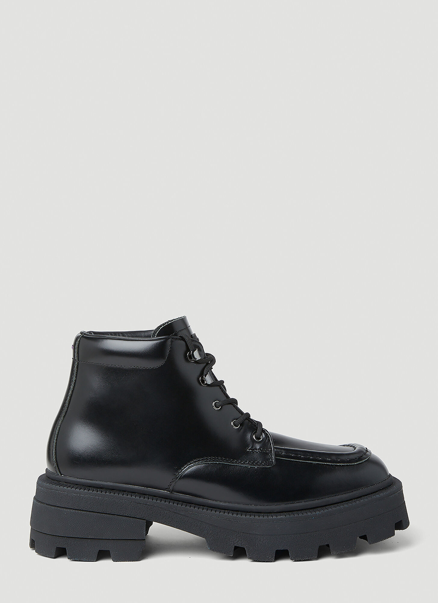 Shop Eytys Tribeca Lace Up Boots In Black
