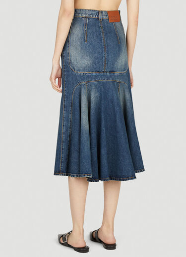 Alexander McQueen Denim Skirt Blue amq0251026