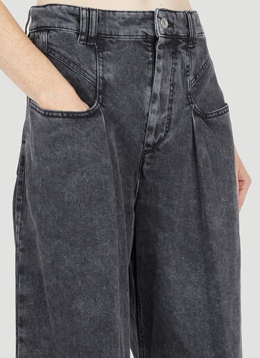 Isabel Marant Vetea Faded Jeans Black ibm0250008