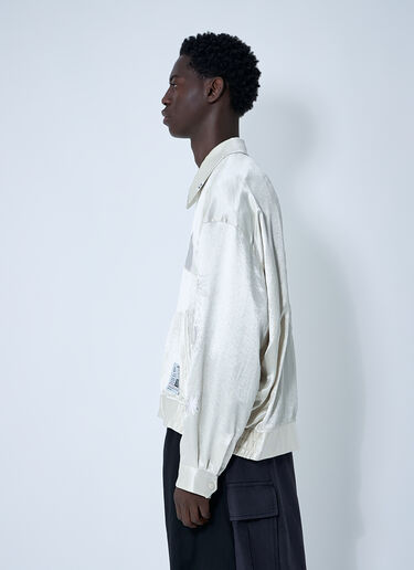 수브니어 봄버 재킷  Maison Mihara Yasuhiro 수브니어 봄버 재킷  화이트 mmy0160016