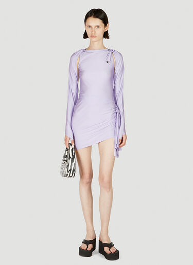 Coperni Draped Dress Lilac cpn0251003