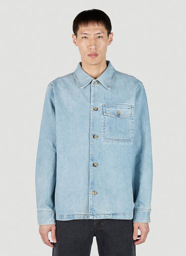A.P.C. 宽松牛仔衬衫 蓝色 apc0151002