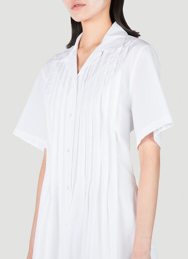 Pintuck Shirt Dress Kenzo Pintuck Shirt Dress White knz0252019