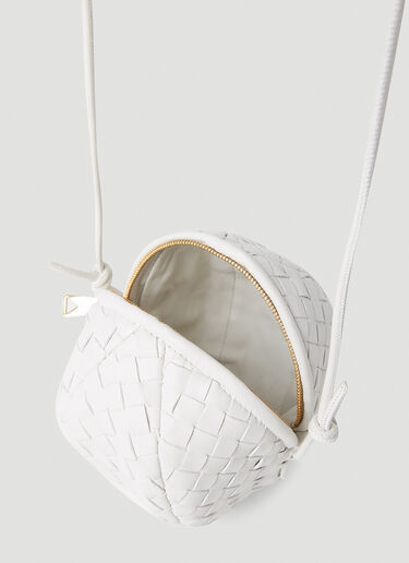Bottega Veneta Round Shoulder Bag White bov0253035
