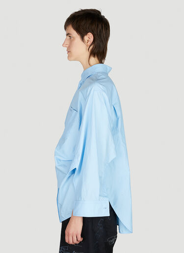 Balenciaga Swing Twisted Shirt Light Blue bal0252040