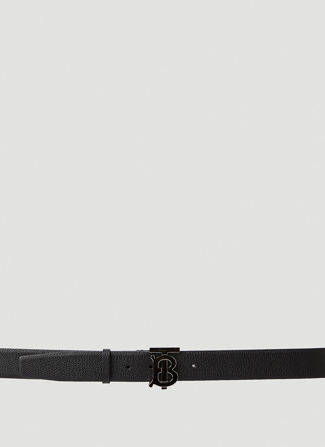 Burberry Men s Reversible TB Monogram Belt in Black LN CC