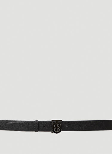 Burberry 双面 TB 字母花押腰带 黑色 bur0147143