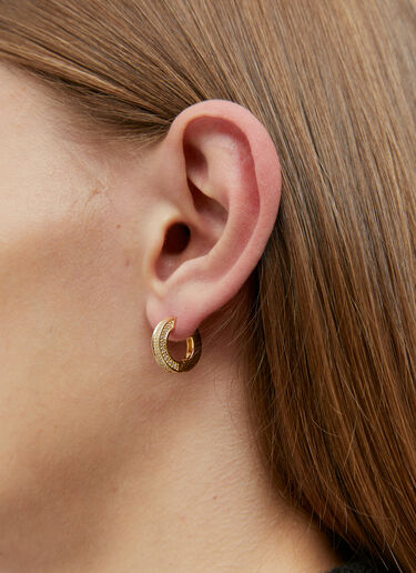 Small Nova Hoop Earrings Tom Wood Small Nova Hoop Earrings Gold tmw0353019