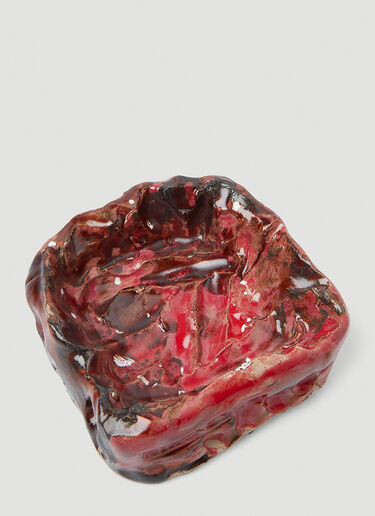 Niko June Abstract Jewellery Bowl Red nkj0347009