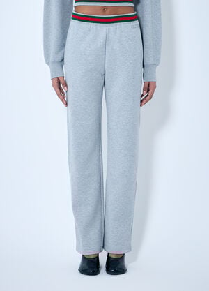 Gucci Cotton Jersey Track Pants Blue guc0259001