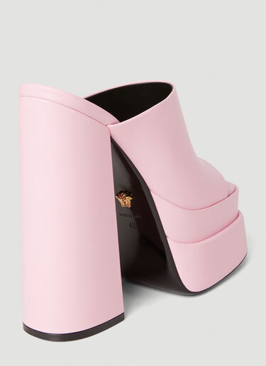 Platform Mules Versace Platform Mules Pink vrs0251036