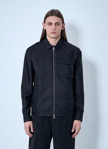 Moncler Zip-Up Shirt Black mon0160016