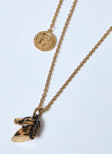 Chloé Charms Necklace Gold chl0259052
