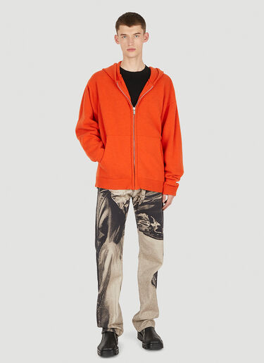 Knitted Hooded Sweater 424 Knitted Hooded Sweater Orange ftf0150003
