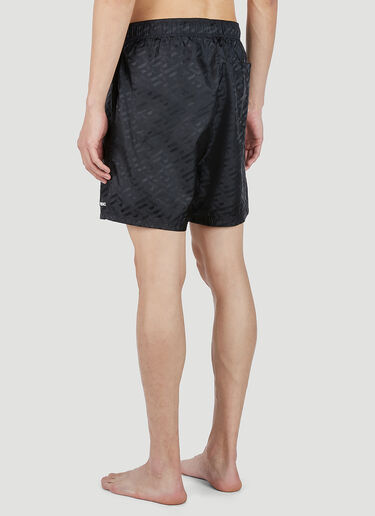 La Greca Jacquard Print Swim Shorts Versace La Greca Jacquard Print Swim Shorts Black ver0151021