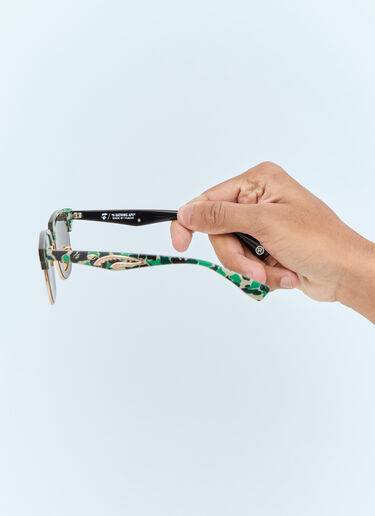 A BATHING APE® #2 Shark Sunglasses Black bap0155010