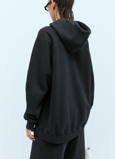 Crystal Embellished Hooded Sweatershirt AVAVAV Crystal Embellished Hooded Sweatershirt Black ava0254001