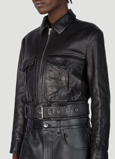 Aviator Leather Jacket Saint Laurent Aviator Leather Jacket Black sla0251010
