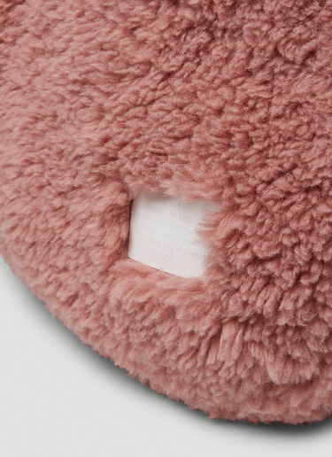 Rokh Cross Faux Fur Shoulder Bag Pink rok0249013
