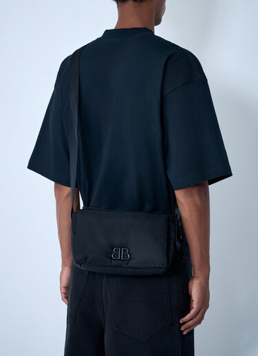 Balenciaga 스몰 모나코 플랩 숄더백 블랙 bal0161027