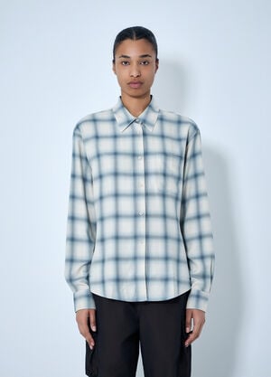 Our Legacy Checked Cotton Shirt White our0264030