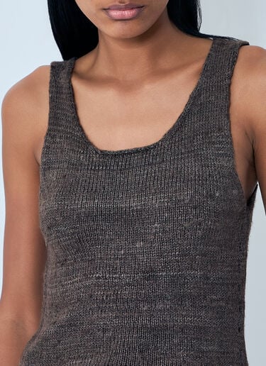 Our Legacy Solo Tank Top Brown our0264016