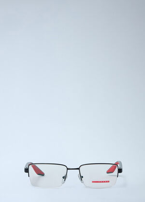 Prada Linea Rossa Semi-Rimless Optical Glasses Black lpl0362003