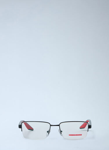 Prada Linea Rossa Semi-Rimless Optical Glasses Black lpl0362003