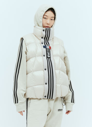 Moncler x adidas Originals ボゾンダウンベスト ホワイト mad0354002