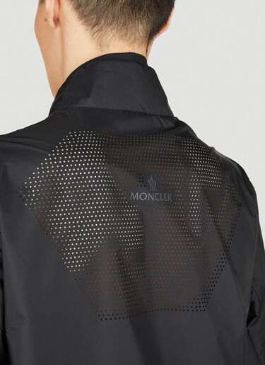 Moncler Logo Patch Track Jacket Black mon0152040