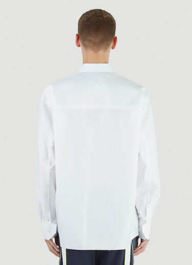 Ader Error Raw-Edge Shirt White adr0344001