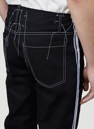 Maison Margiela Contrast-Stitch Jeans Black mla0143008