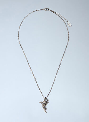 LN-CC® - Vivienne Westwood: Putti Pendant Necklace - Silver Vivienne Westwood Putti Pendant Necklace Silver vvw0366043