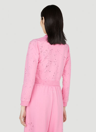 MM6 Maison Margiela Distressed Sweatshirt Pink mmm0252005