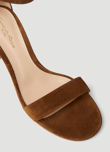 Gianvito Rossi Versilia Block Heel Sandals Brown gia0251017