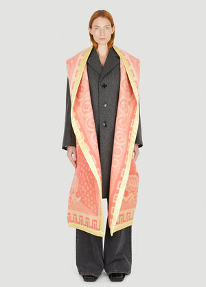 Meryll Rogge Blanket Draped Classic Coat Grey rog0250001