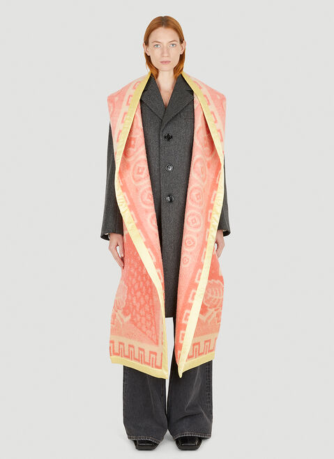 Meryll Rogge Blanket Draped Classic Coat Yellow rog0250007