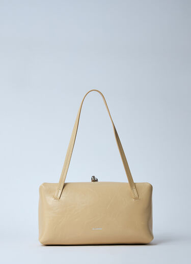 Jil Sander Small Goji Pillow Handbag Beige jil0259017