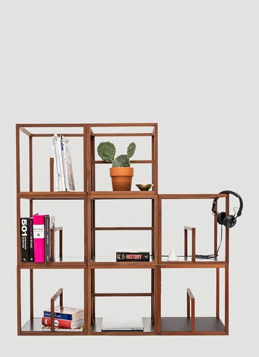 Tre Product Text Block Set-of-Two Storage Units Brown wps0639618