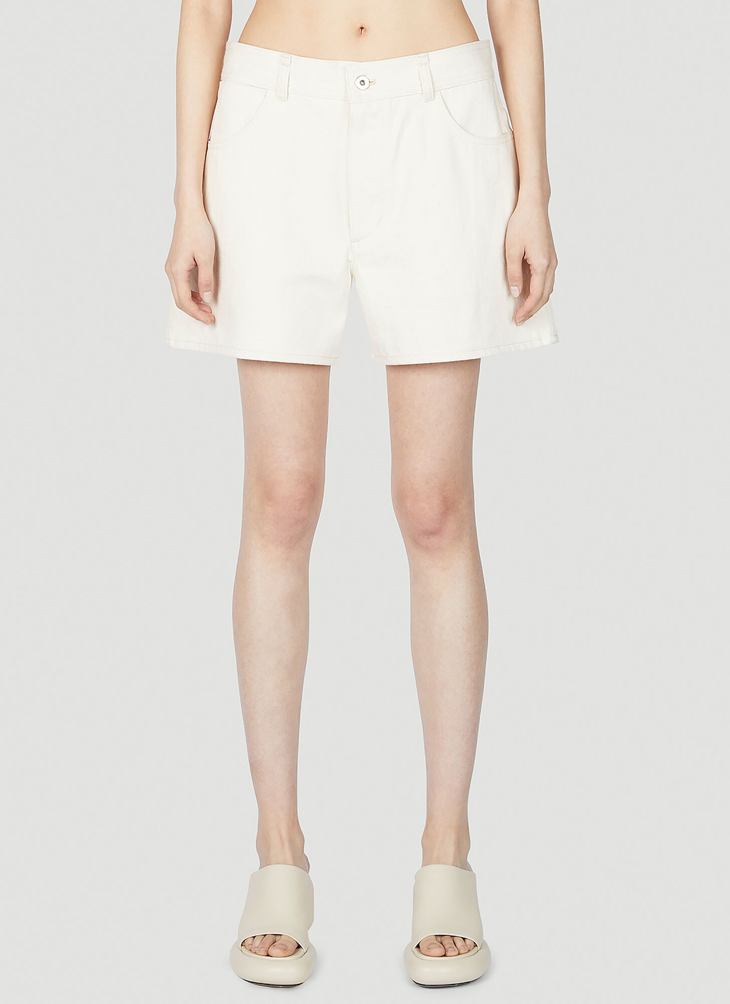Jil Sander+ Workwear Shorts In White