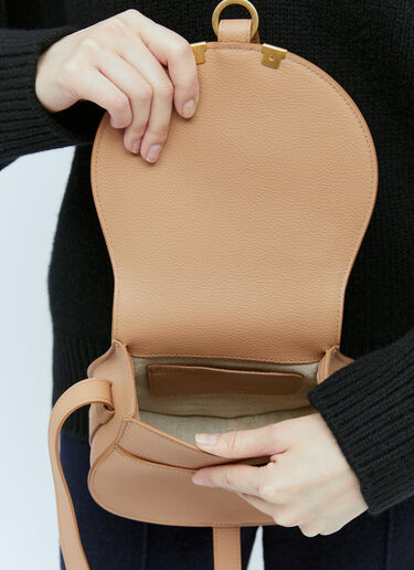 Chloé 마시 스몰 Saddle 백 베이지 chl0255052