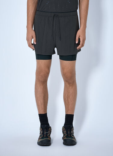 LN-CC® - On x PAF: Zero 2-In-1 Shorts - Black On x PAF Zero 2-In-1 Shorts Black onr0165001