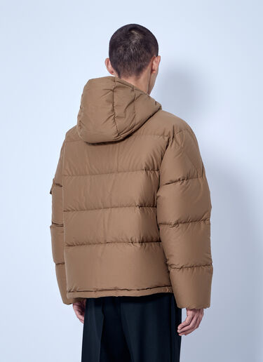 LN-CC® - Moncler RE/ICONS: Himalaya Hooded Short Down Jacket - Brown Moncler RE/ICONS Himalaya Hooded Short Down Jacket Brown mon0166058