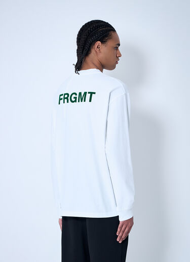 Moncler x FRGMT Hiroshi Fujiwara ロゴモチーフTシャツ ホワイト mfr0160062