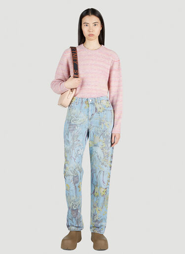 A.P.C. Elsa Striped Sweater Pink apc0251004